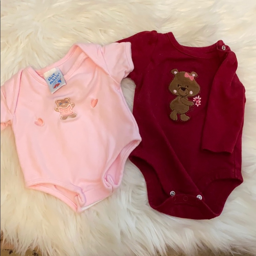 Bear embroidered Onsies